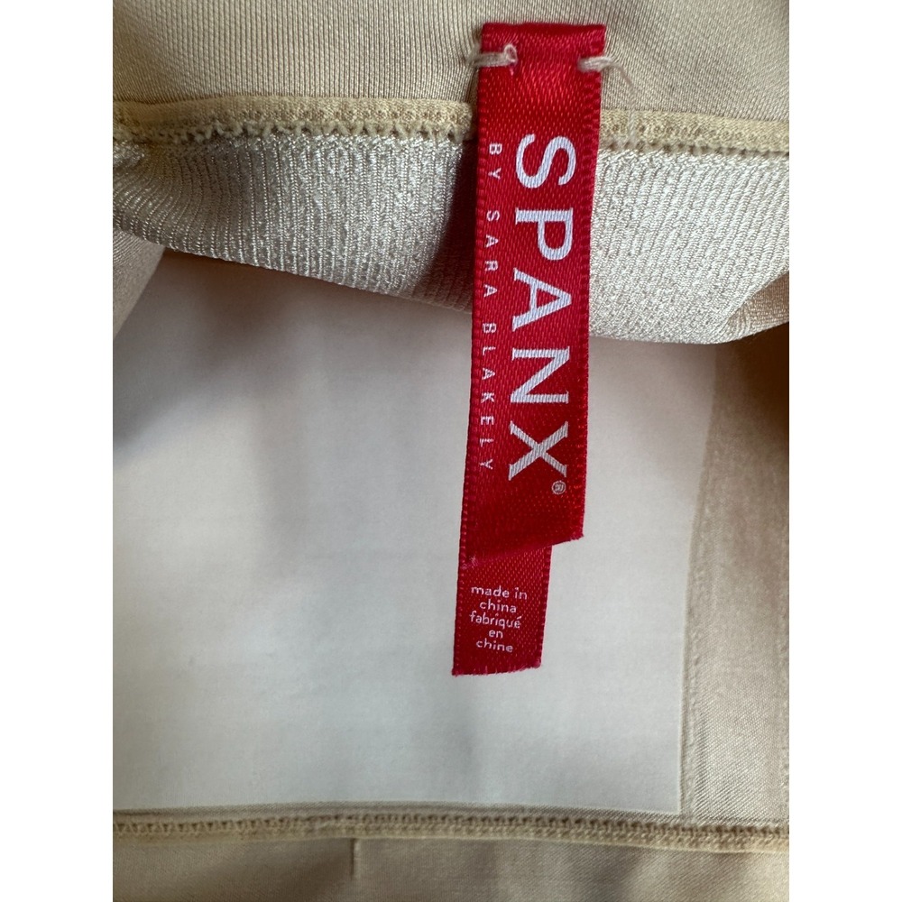 Spanx Shapewear Oncore High-Waisted Mid-Thigh Short Nude Compression Size Large - Picture 5 of 14